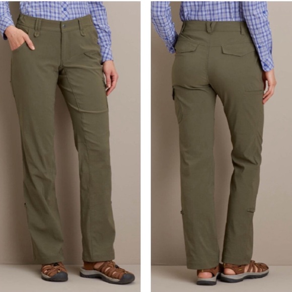 Duluth Trading Co Pants - DuluthFlex Dry on the Fly Convertible Straight Pants 6 / 33 Straight Cargo Green